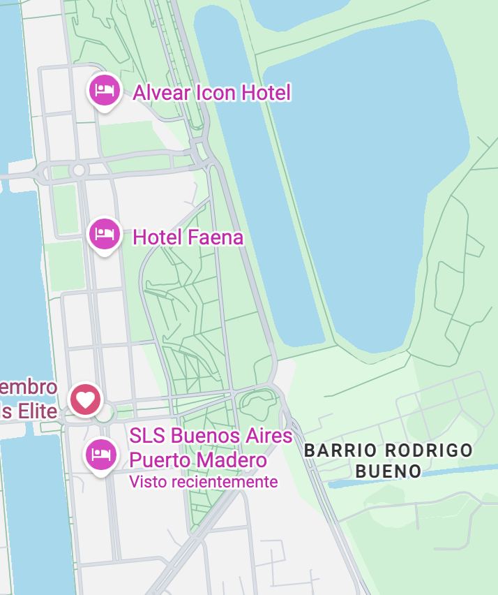 Hotel Faena ubicación